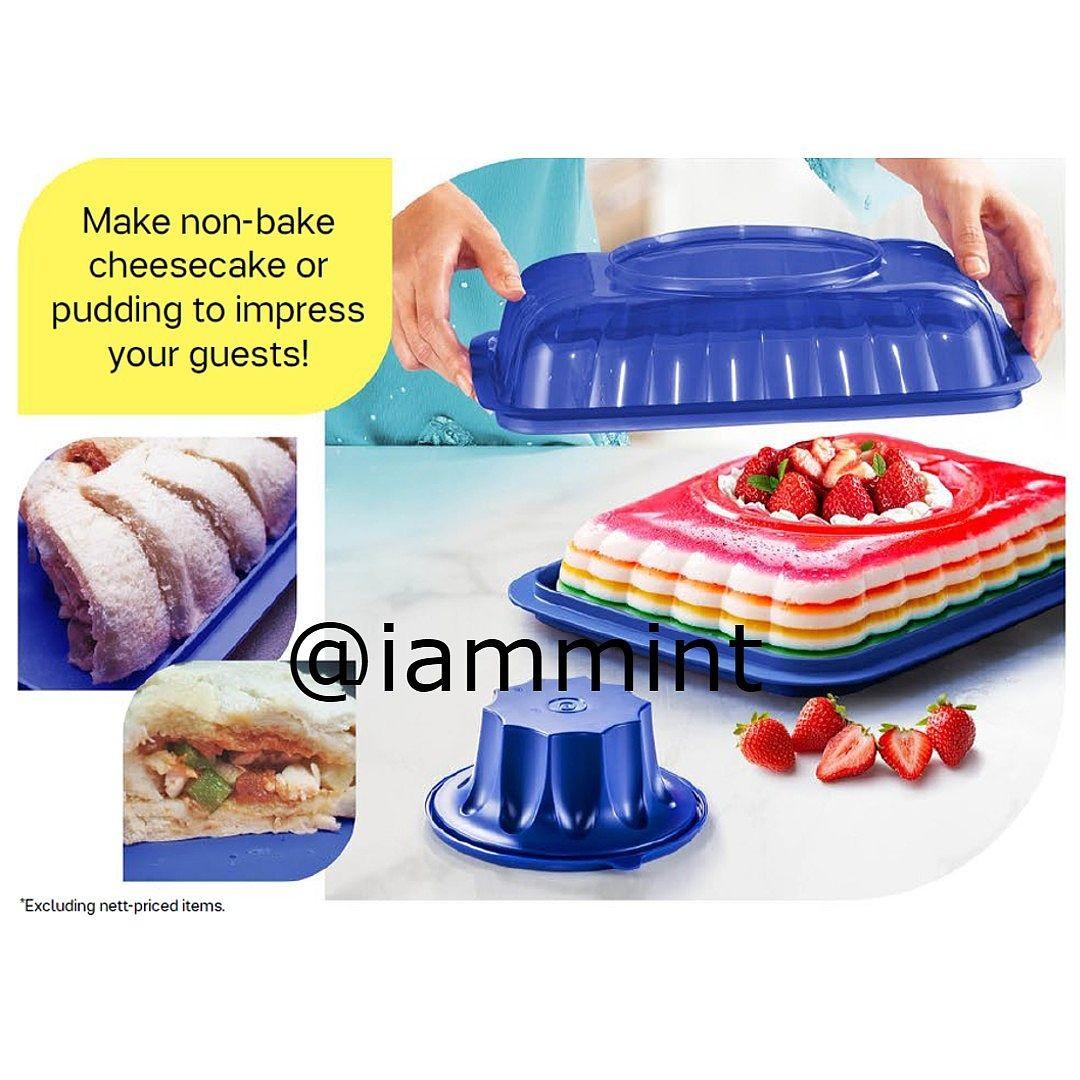 Tupperware 3L Large Jel Jelly Party Agar Agar Rectangular Mould Mold