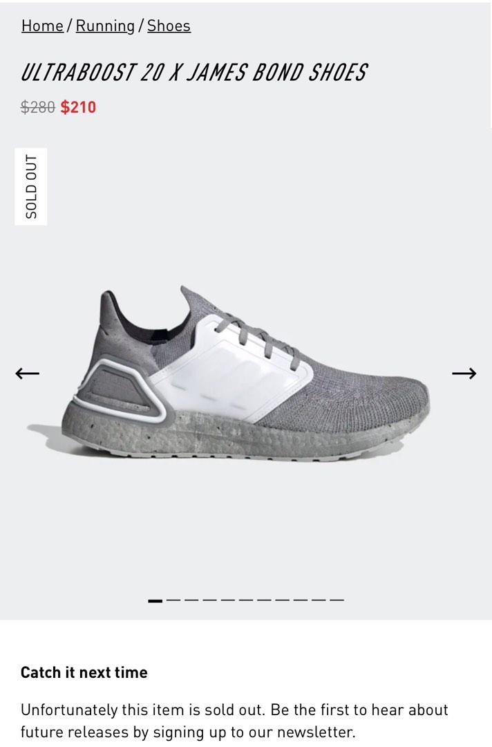 james bond ultra boost white