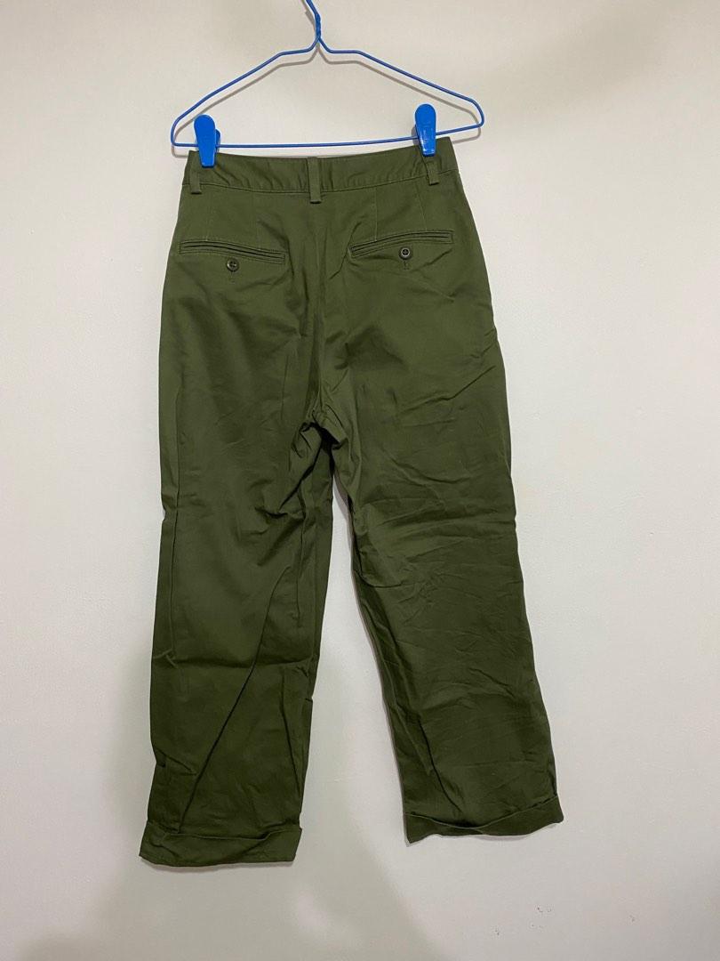 Uniqlo Army Green Pants, Women's Fashion, Bottoms, Other Bottoms on ...