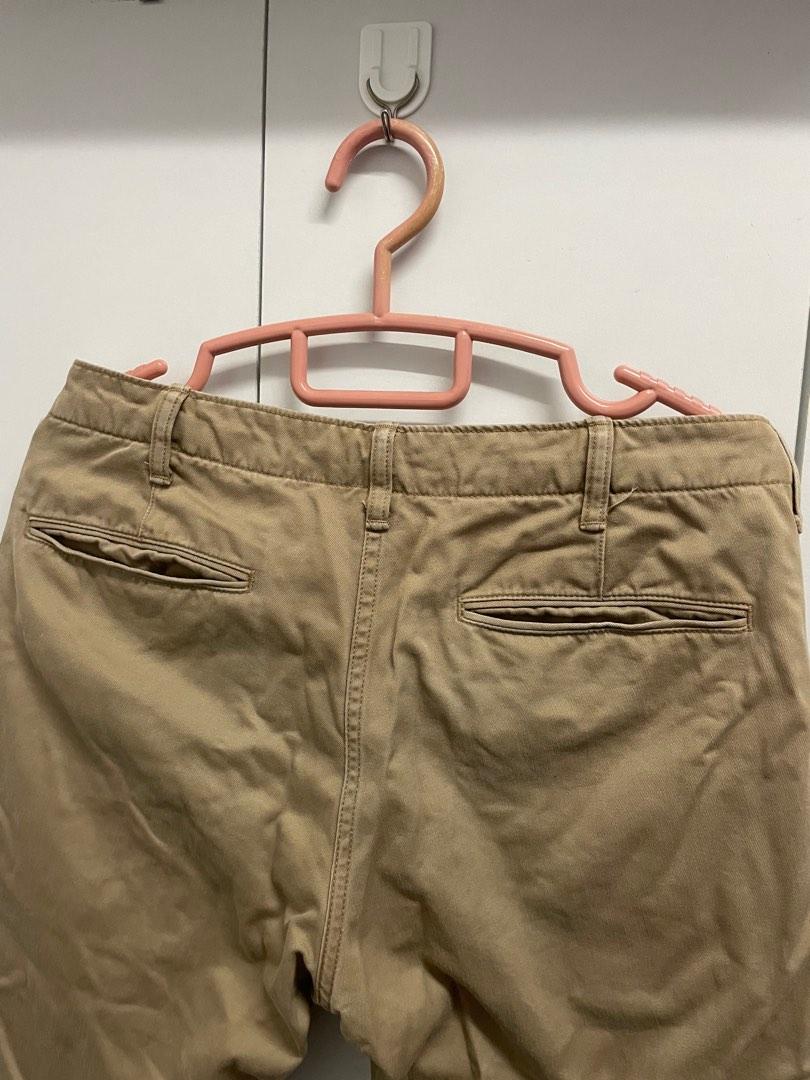 Uniqlo Khaki Pants, Men's Fashion, Bottoms, Trousers on Carousell
