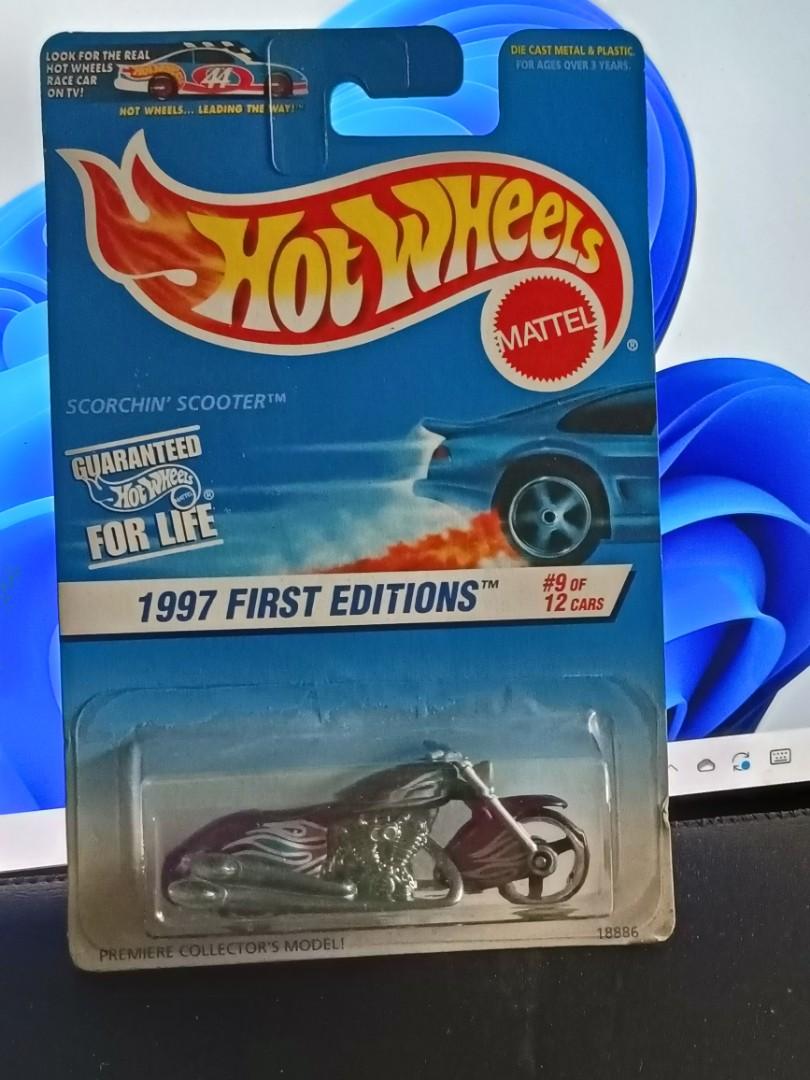 Hot wheels 1997 first editions scorchin scooter online