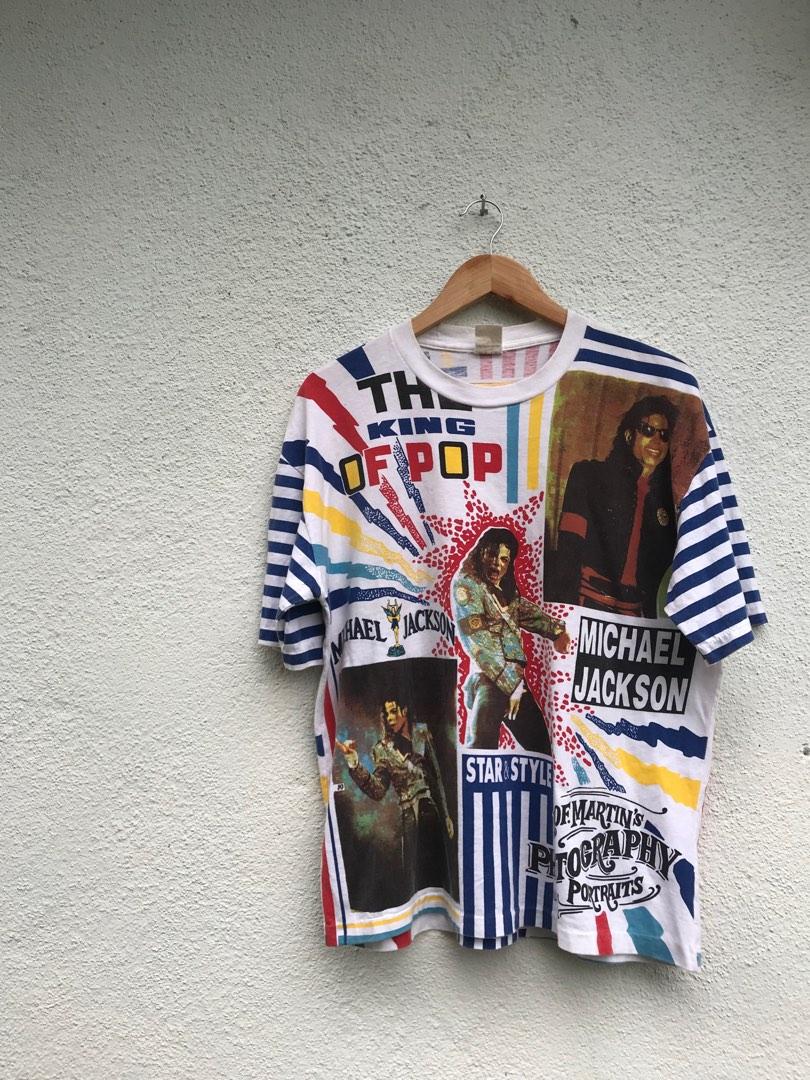 vintage 90s rare michael jackson band tee shirts movie vtg 80s