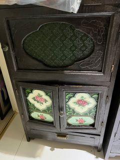 Rare Vintage Peranakan Small Cabinet