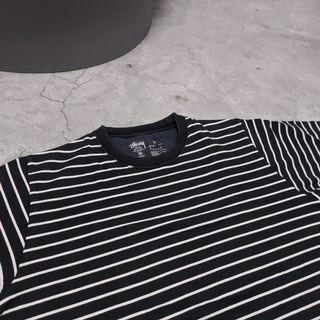Vintage Stussy Strip T Shirt