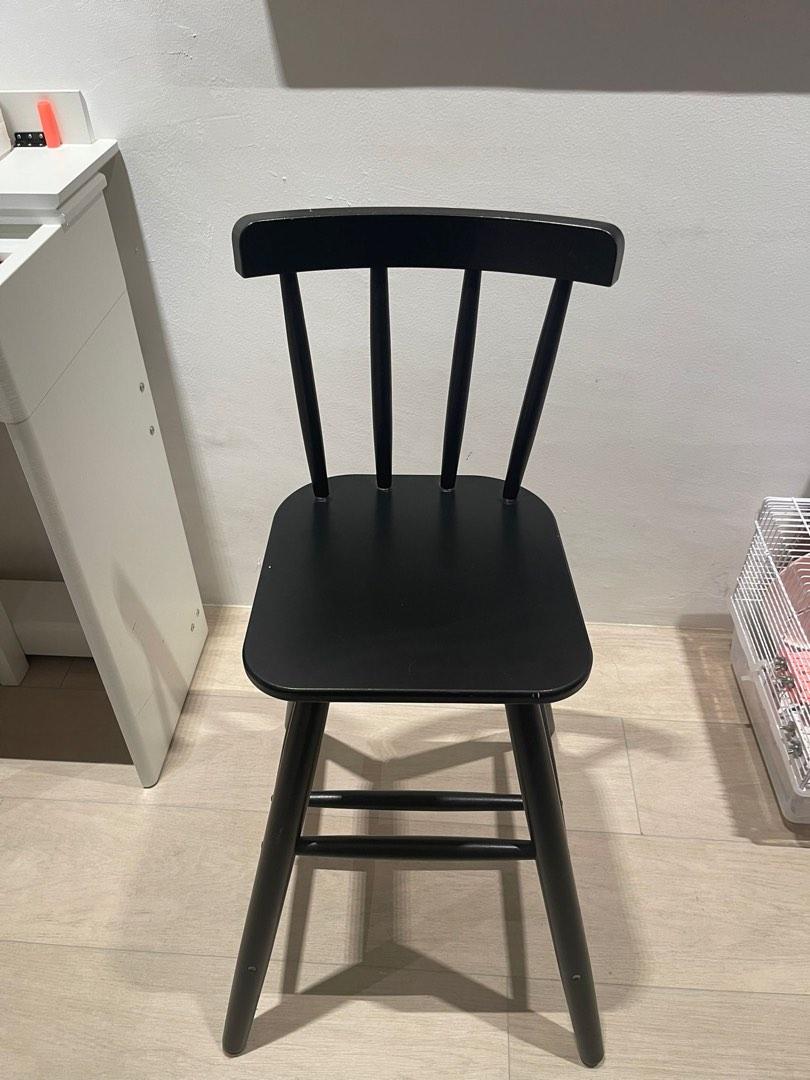 Wooden high chair (ikea), Furniture & Home Living, Furniture, Chairs on