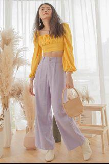 yhf duplicate pants in sugarplum purple