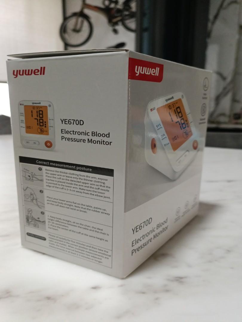 Yuwell Blood Pressure Monitor, Health & Nutrition, Health Monitors