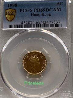 香港1988年    全球限量發行25000精鑄硬幣