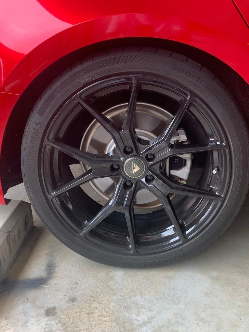 19 inch rims and tyre for sale, Car Accessories, Tyres & Rims on Carousell