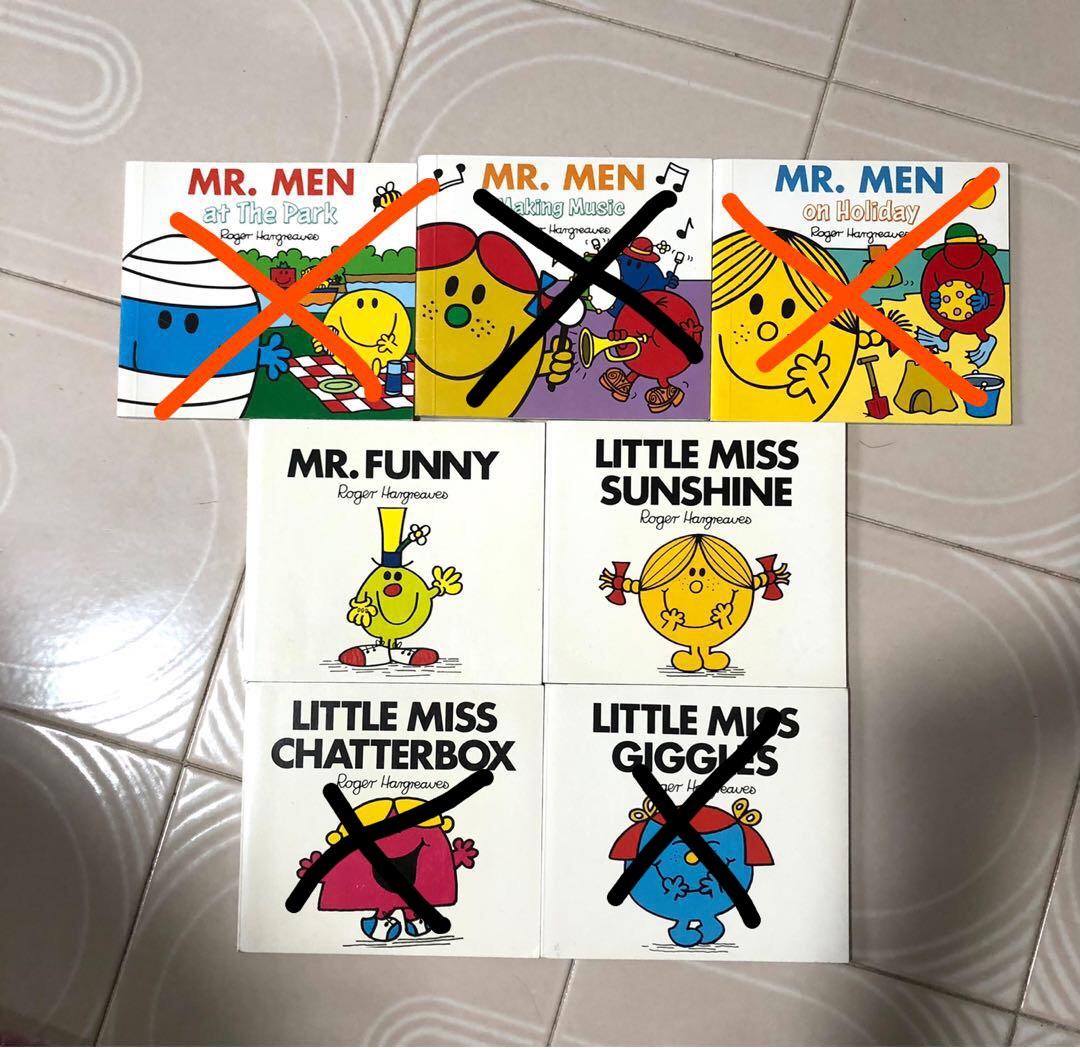 $1 each ! McDonald's Happy Meal Roger Hargreaves Series Mr Men Little Miss Chatterbox Mr Funny Little Miss Sunshine Little Miss Giggles English story book, Hobbies & Toys, Books & Magazines, Children's $1 each ! McDonald's Happy Meal Roger Hargreaves Series Mr Men Little Miss Chatterbox Mr Funny Little Miss Sunshine Little Miss Giggles English story book, Hobbies & Toys, Books & Magazines, Children's