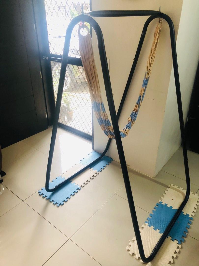 2 kinds Duyan with metal stand on Carousell