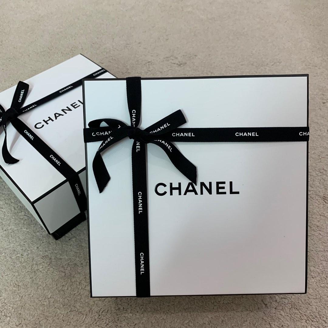 2pcs CHANEL Beauty Gift Box With Ribbon Hantaran Ideas #SeeHere