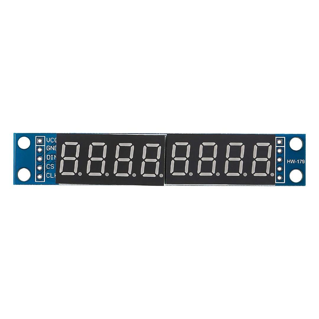 4Pcs MAX7219 8 Digit 7 Segment LED Tube Display Control Module for MCU ...