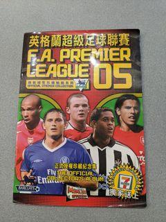 英格蘭超級足球聯賽 原裝球星珍藏貼紙系列