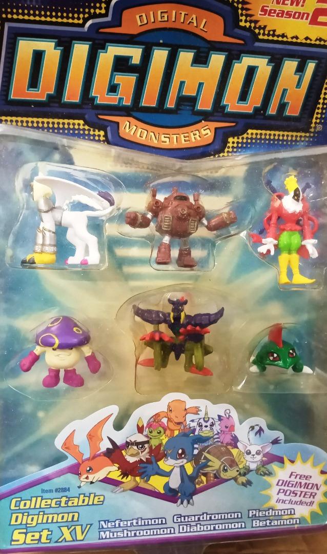 絕版美版2000年Bandai Digimon collectable digimon mini figure set