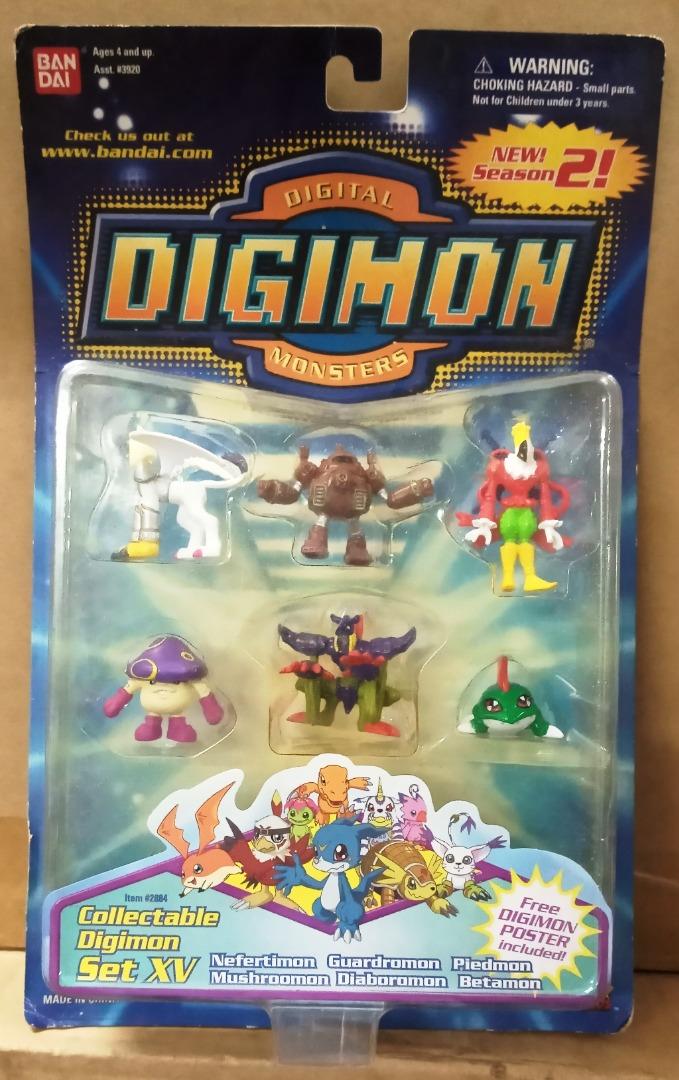 絕版美版2000年Bandai Digimon collectable digimon mini figure set