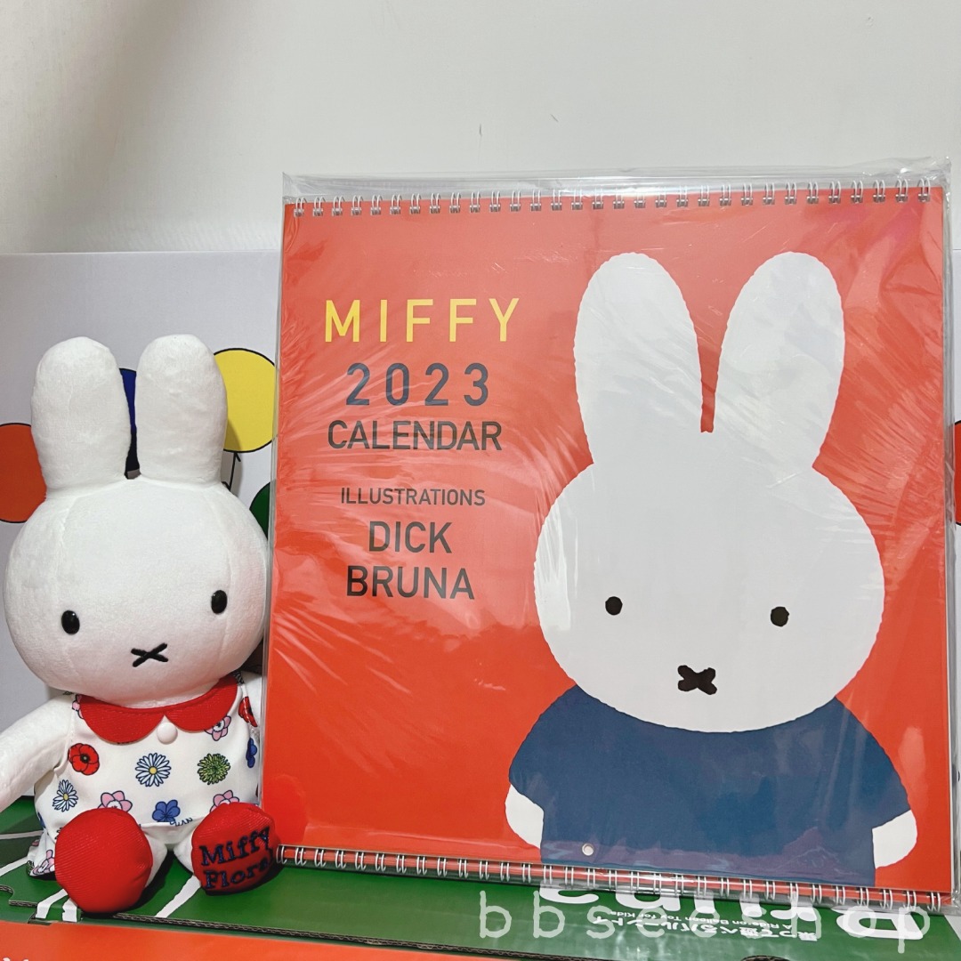 [現貨🔥]日本製 Miffy 2023 Calendar 月曆 (經典掛牆款）, 興趣及遊戲, 手作＆自家設計, 文具及工藝 畫作及印刷品