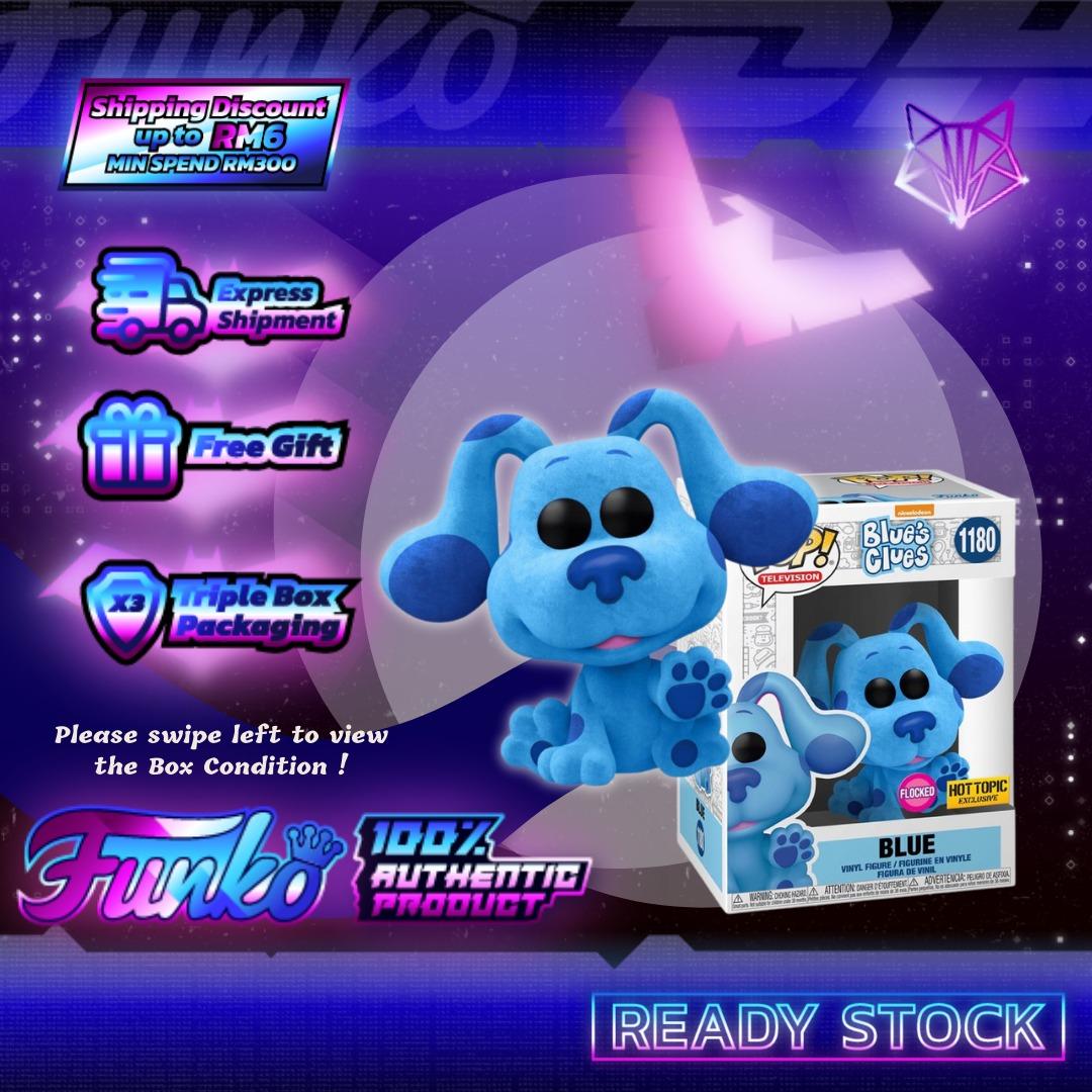 blue clues funko pop flocked