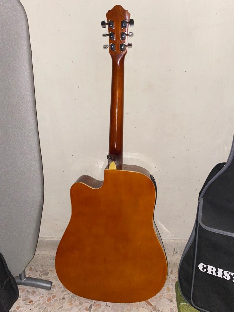 Acoustic Guitar [GUITAR BRIDGE LIFTING], Hobbies & Toys, Music & Media