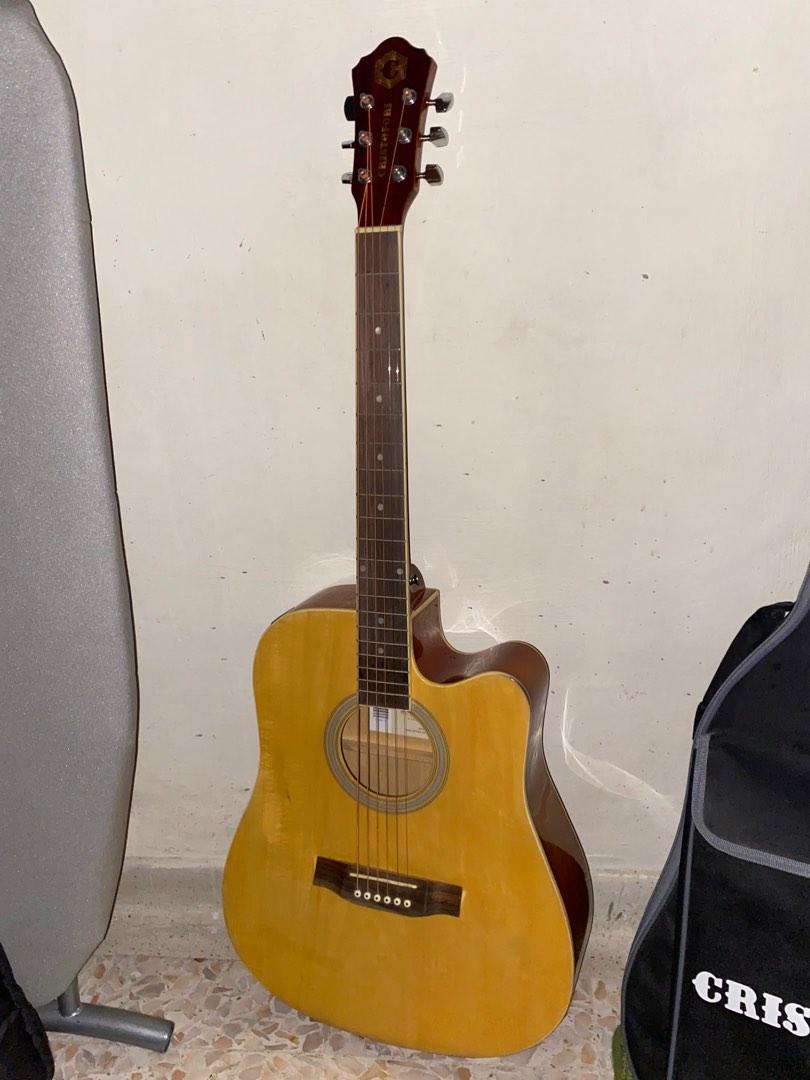 Acoustic Guitar [GUITAR BRIDGE LIFTING], Hobbies & Toys, Music & Media