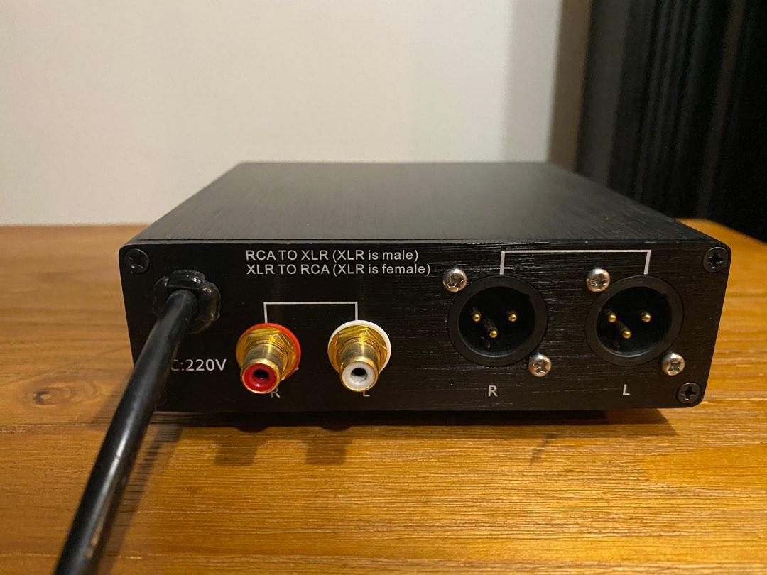 Active RCA TO XLR converter, Audio, Other Audio Equipment on Carousell