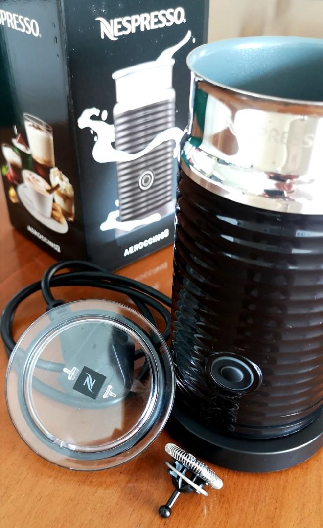 Aeroccino 3 Milk Frother black, TV & Home Appliances, Kitchen