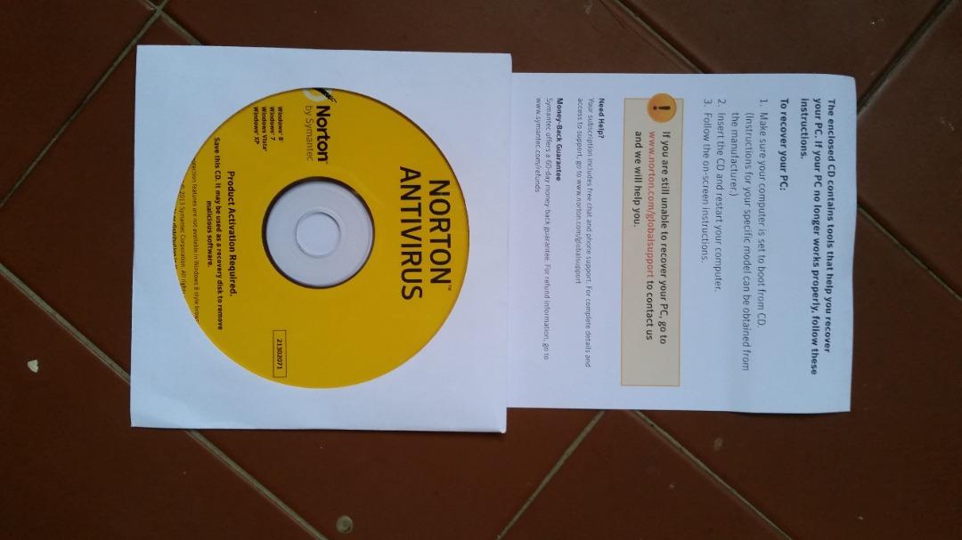 Antivirus Norton Anti Virus Norton, Computers & Tech, Office ...