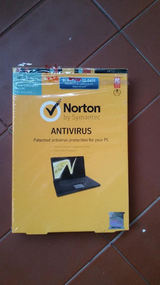 Antivirus Norton Anti Virus Norton, Computers & Tech, Office ...