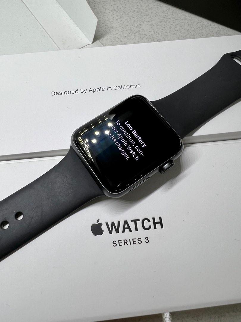 Apple watch s3 42mm top black