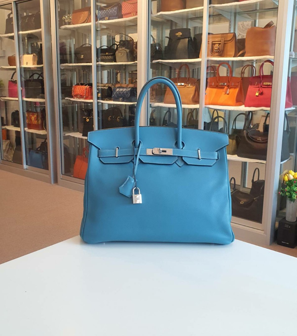 Hermes Like New Birkin 25, Malachite in Togo. PHW, Stamp Y, Luxury, Bags &  Wallets on Carousell