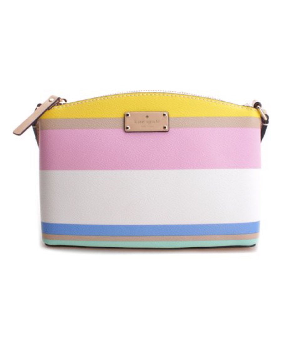 Authentic Kate Spade Dune Stripe Millie Grove Street Crossbody Bag