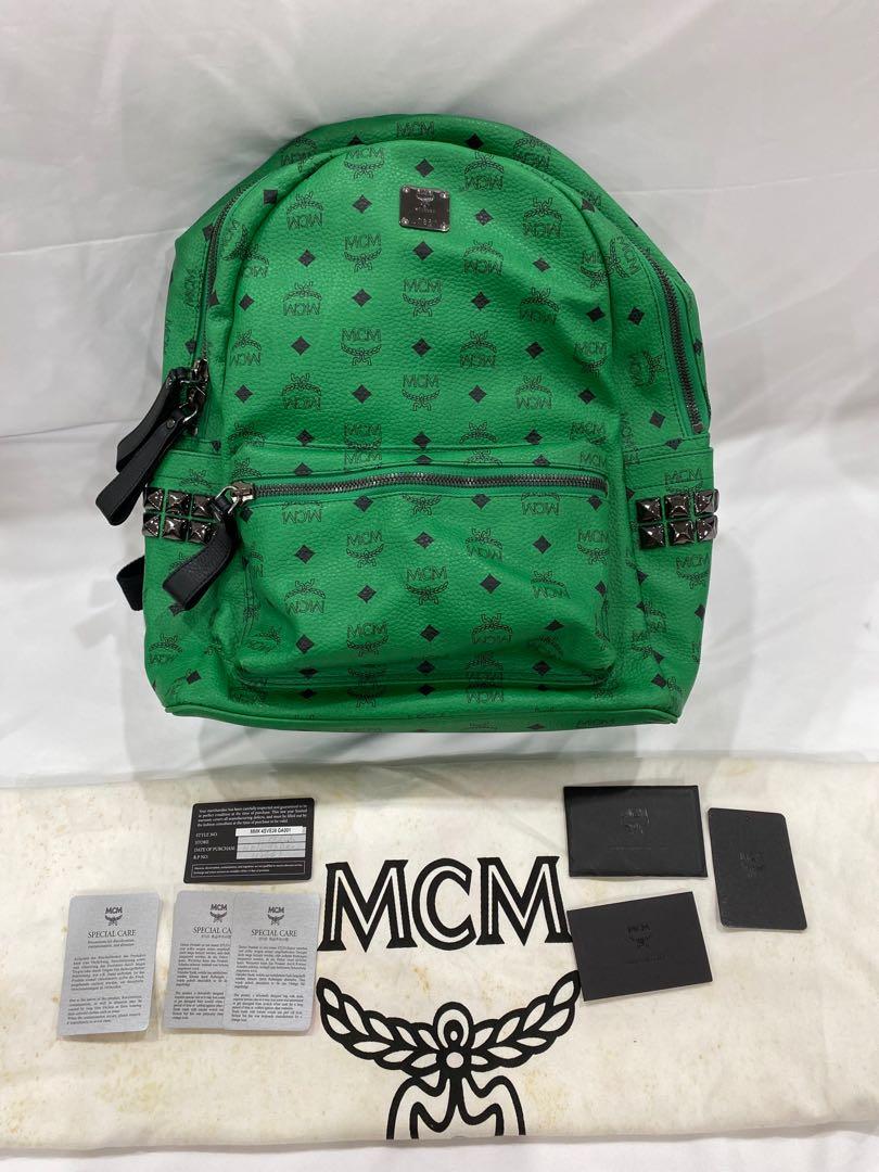 Green shop mcm bag