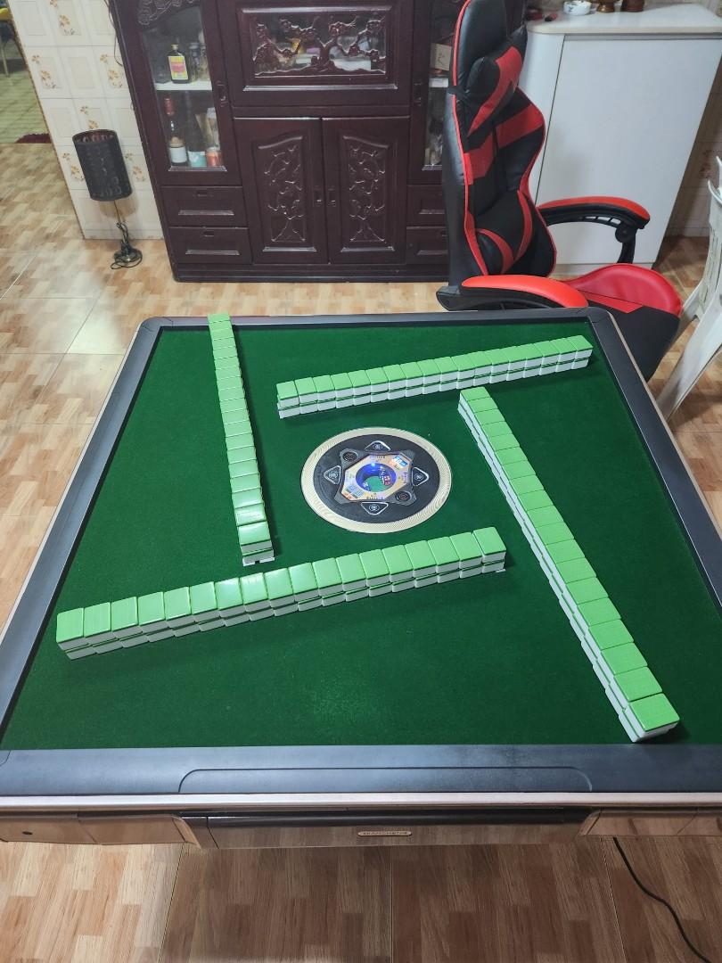 Automatic mahjong table auto mahjong table, Furniture & Home Living