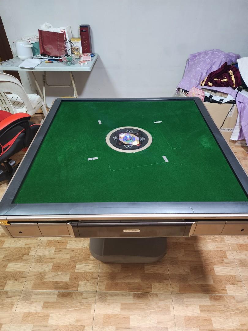 Automatic mahjong table auto mahjong table, Furniture & Home Living