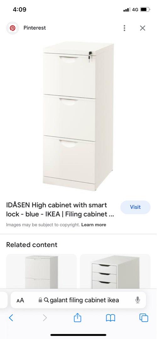 Barely used IKEA filing Furniture & Home Living, Furniture