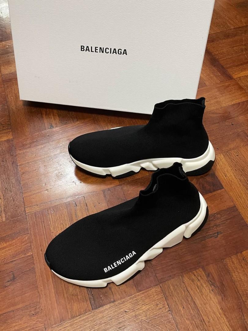 BNIB BALENCIAGA SPEED MIDTOP BLACK