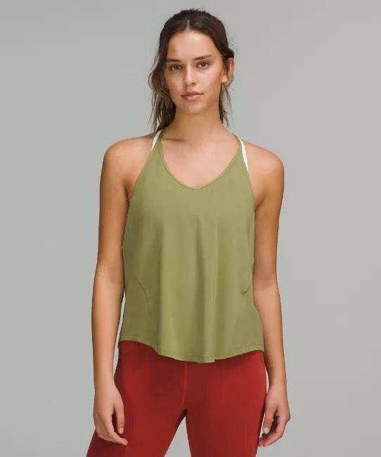 BNWT LULULEMON Modal-Silk Yoga Tank Top 6, Women's Fashion, Activewear on  Carousell