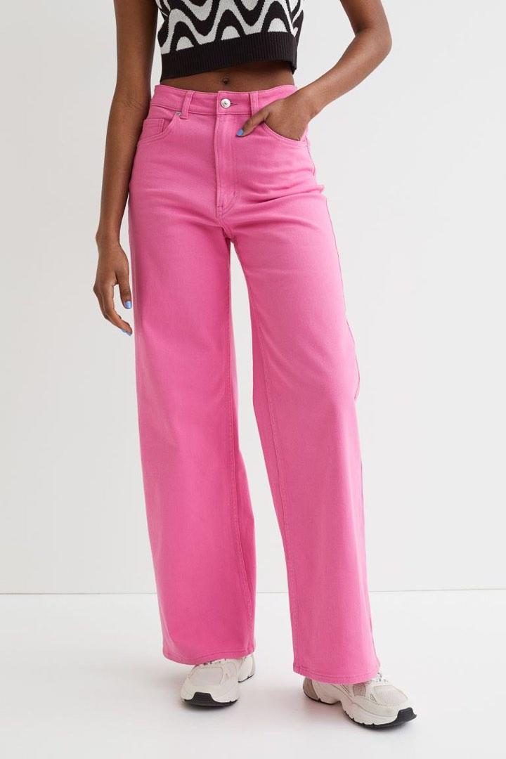H&m pink jeans outlet