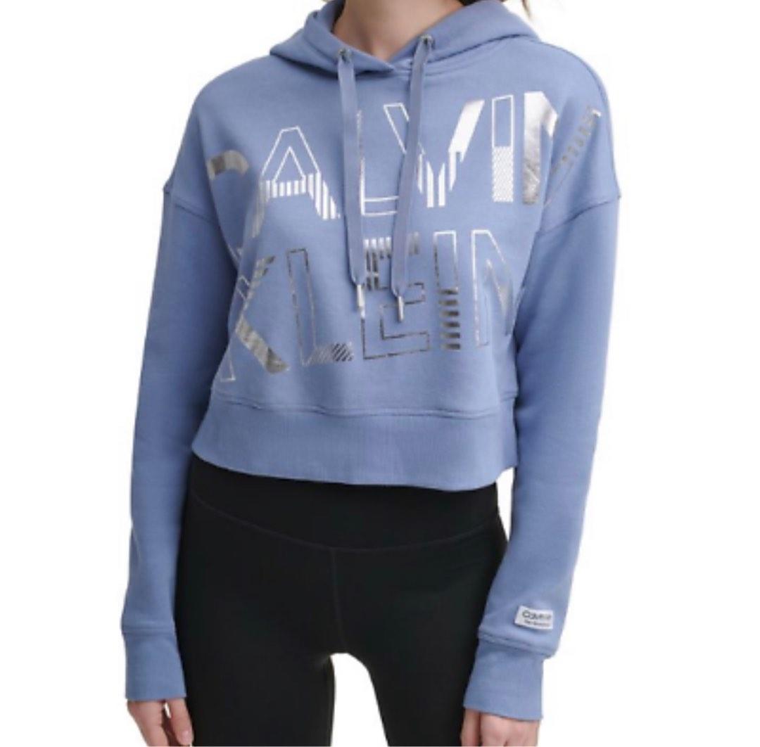 crop hoodie calvin klein