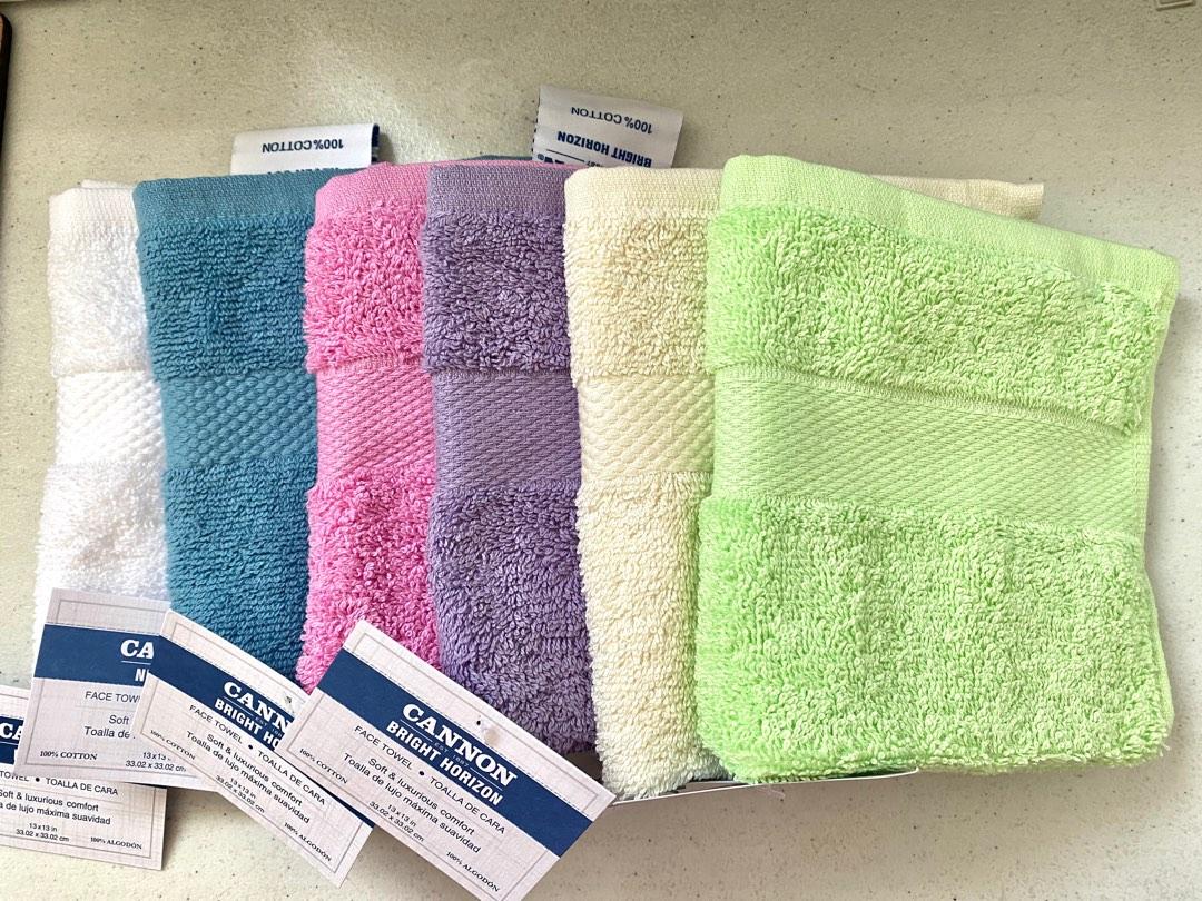 Cannon Face Towel 100 Cotton 13 x 13 Furniture Home Living