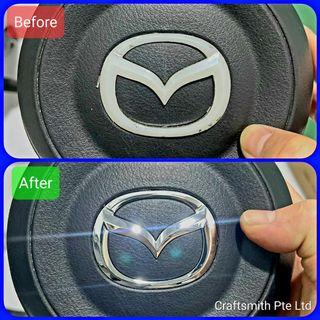 Car logo repair & restore