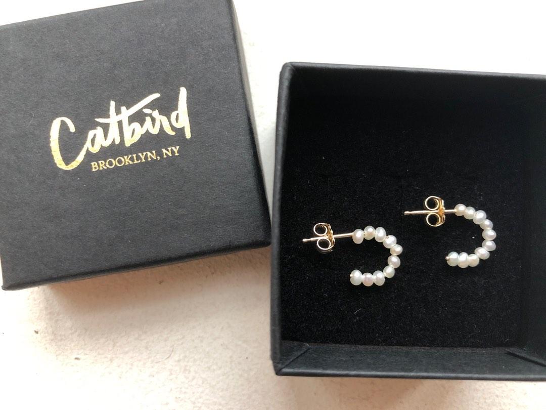 Catbird pearl new arrivals hoops