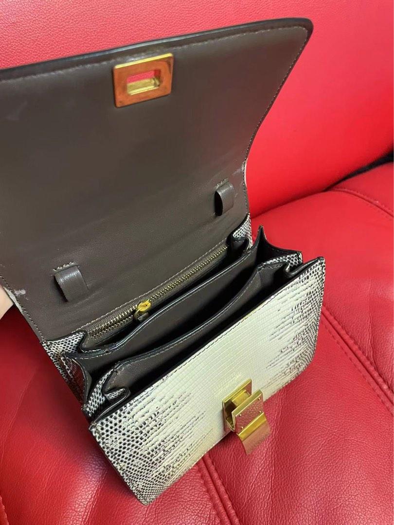 celine mini box himalayan Lizard skin, Women's Fashion, Bags & Wallets ...