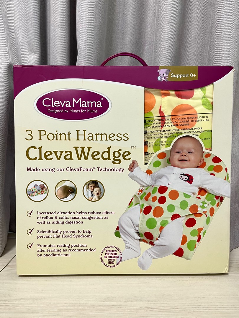 ClevaMama 3 Point Harness Cleva Wedge, Babies & Kids, Nursing & Feeding