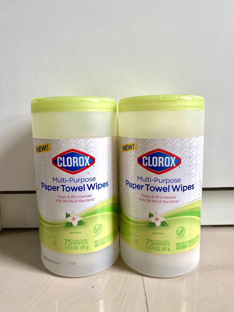 Clorox MultiPurpose Paper Towel Wipes, Furniture & Home Living