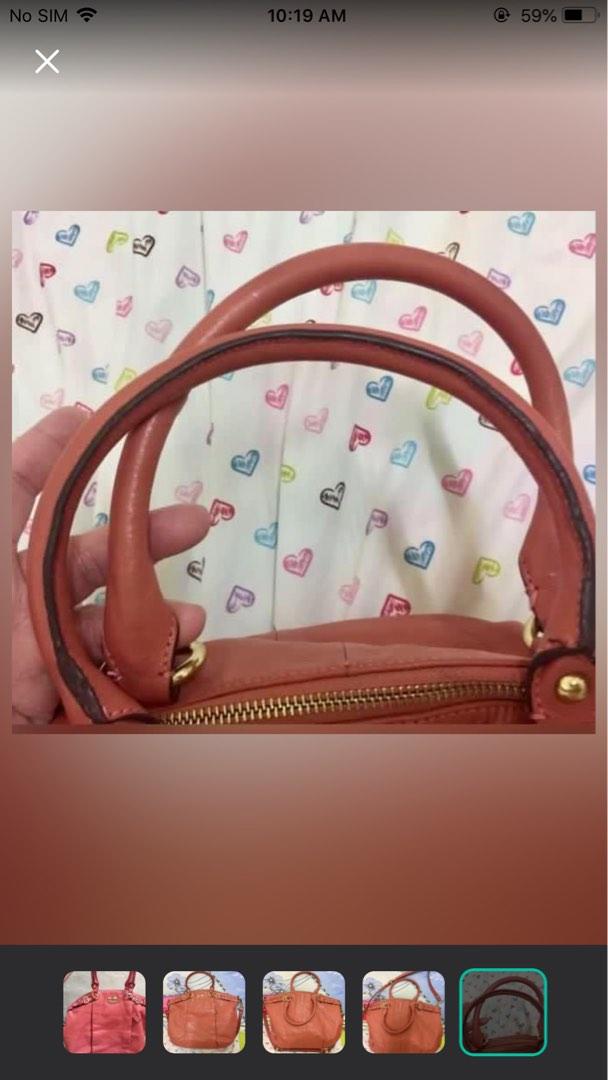 coach bag (Category: Shoulder Bags) located in Zamboanga. Submitted by goodforless (Listing ID 1189169142, Image 3). Description: selling good as new coach pure leather salmon color very very nice need money thats y selling.