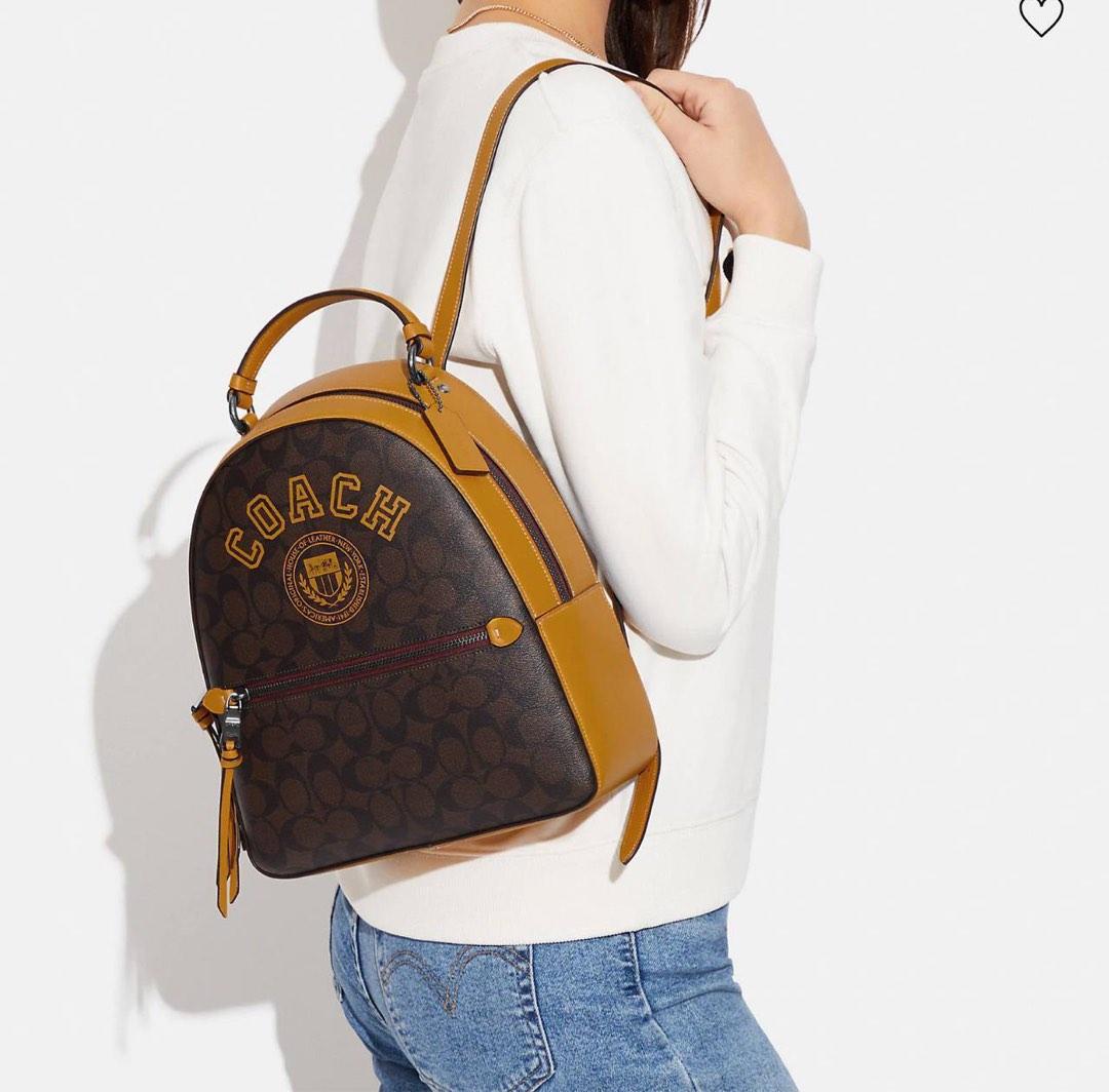 Coach Jordyn Backpack in Signature, Luxury, Bags & Wallets on Carousell