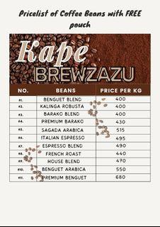 COFFEE BEANS FOR SALE FREE DELIVERY WITHIN IN THE AREA
