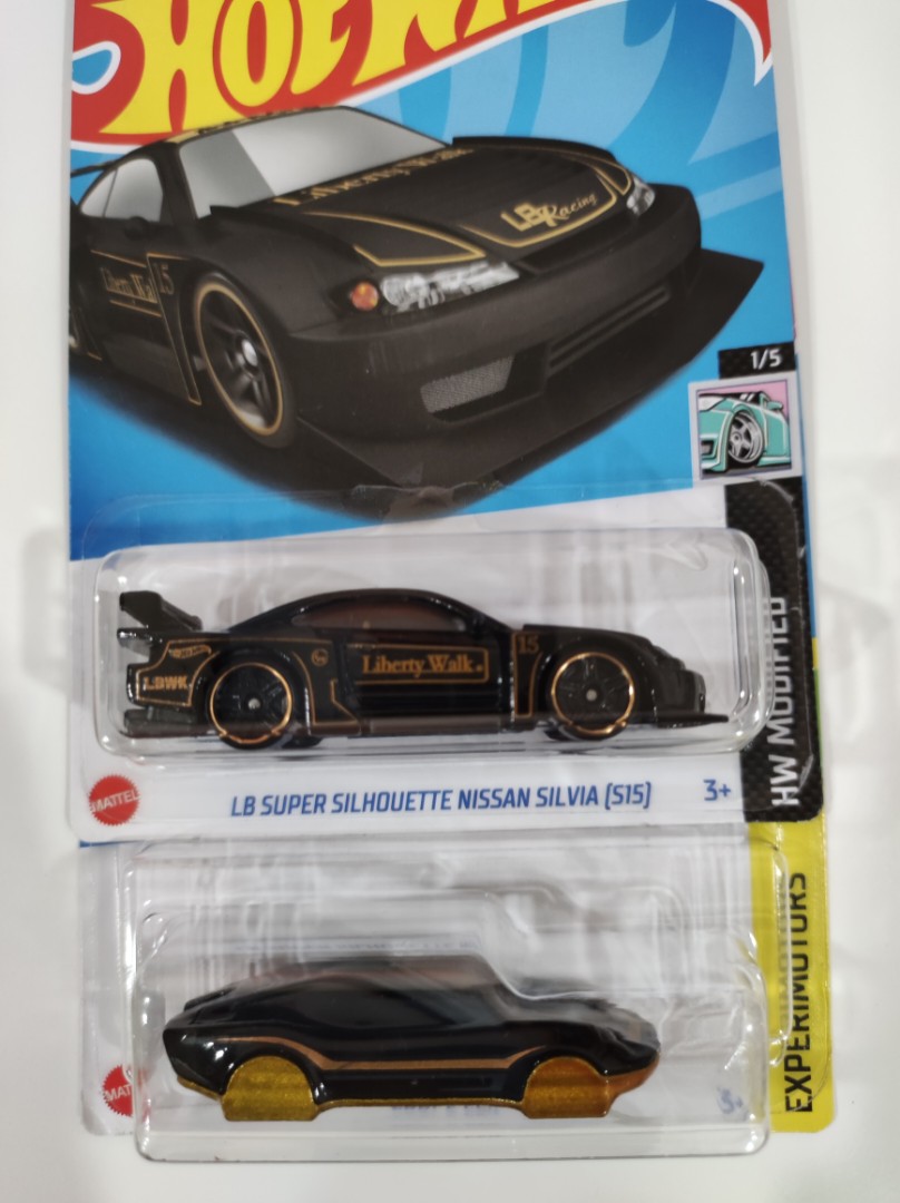 Hot Wheels LB Super Silhouette Nissan Silvia S15 Black And Gold