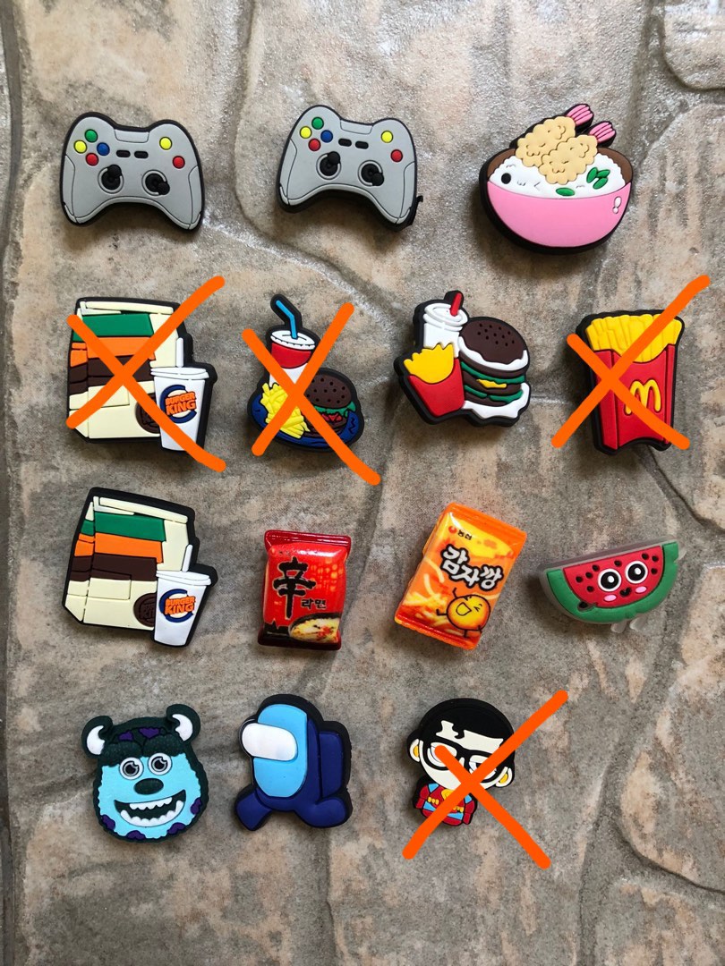 Crocs Jibbitz food items, Men's Fashion, Footwear, Shoe inserts